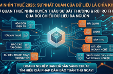 Tầm nhìn Thuế 2026: Sự nhất quán dữ liệu là “chìa khóa” để giảm rủi ro và tự tuân thủ thuế