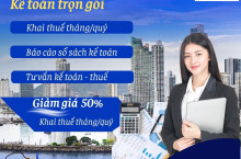 Dịch vụ kế toán trọn gói – Giải pháp an tâm cho doanh nghiệp phát triển bền vững