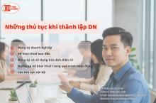 Doanh nghiệp mới thành lập cần những thủ tục như thế nào?