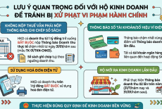 Lưu Ý Quan Trọng Đối Với Hộ Kinh Doanh Để Tránh Bị Xử Phạt Vi Phạm Hành Chính