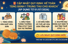 Tặng bánh Trung thu cho khách hàng: Có phải xuất hóa đơn từ 1/7/2026?