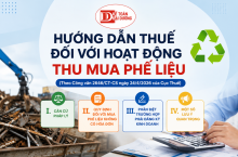 Hướng dẫn thuế đối với hoạt động thu mua phế liệu mới nhất 2026  (Theo Công văn 2646/CT-CS ngày 24/4/2026 của Cục Thuế)