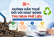 Hướng dẫn thuế đối với hoạt động thu mua phế liệu mới nhất 2026  (Theo Công văn 2646/CT-CS ngày 24/4/2026 của Cục Thuế)