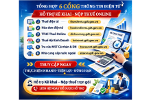 Tổng hợp 6 cổng thông tin điện tử ngành thuế hỗ trợ kê khai, nộp thuế hiện nay
