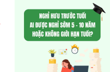 Nghỉ hưu trước tuổi năm 2026: Những trường hợp được nghỉ sớm 5–10 năm