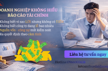 Doanh Nghiệp Không Hiểu Báo Cáo Tài Chính?