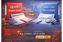 Sự Khác Nhau Giữa Quyết Toán Thuế Và Báo Cáo Tài Chính