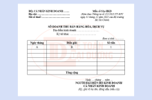 Hộ cá nhân kinh doanh doanh thu dưới 500 triệu đồng/năm sử dụng sổ kế toán nào?