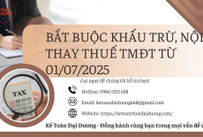 Từ 01/07/2025, bắt buộc khấu trừ, nộp thay thuế đối với hộ cá nhân kinh doanh qua sàn TMĐT