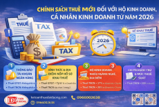 Chính Sách Thuế Mới Đối Với Hộ Kinh Doanh, Cá Nhân Kinh Doanh Từ Năm 2026