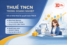 Hồ sơ khai thuế TNCN doanh nghiệp mới nhất