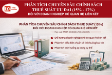 BÁO CÁO PHÂN TÍCH CHUYÊN SÂU HẠN CHẾ THUẾ SUẤT ƯU ĐÃI (15% - 17%) ĐỐI VỚI DOANH NGHIỆP CÓ QUAN HỆ LIÊN KẾT. Quy định “chống phân nhỏ doanh nghiệp” theo Luật TNDN 67/2025 & NĐ 320/2025