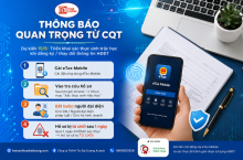 Thông báo xác thực sinh trắc học khi thay đổi thông tin hóa đơn điện tử từ 15/5