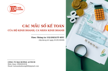 Các mẫu sổ kế toán cho hộ kinh doanh, cá nhân kinh doanh theo Thông tư 152/2025/TT-BTC
