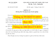 Thông tư 99/2025/TT-BTC: Tổng hợp điểm mới quan trọng về chế độ kế toán doanh nghiệp từ 2026