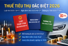 Thuế Tiêu thụ đặc biệt năm 2026: Toàn bộ quy định mới theo Luật 66/2025/QH15, Nghị định 360/2025/NĐ-CP và Thông tư 158/2025/TT-BTC