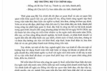 Bộ Tài chính thúc đẩy thanh toán không dùng tiền mặt để nâng cao quản lý thuế năm 2026